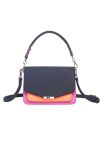 Noella - Taske - Blanca Multi Compartment Bag - Navy/Neon Orange/Fuscia 