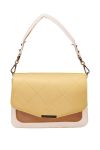 Noella - Taske - Blanca Multi Compartment Bag - Yellow/nude/drk.Nude