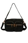 Noella - Taske - Celina Bag - Real Suede W. Gold Black