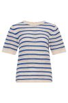 Noella - Top - Shay Knit Jumper - Blue Stripe