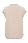 Noella - Vest - Effi Pile Vest - Camel/Sand Mix