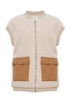 Noella - Vest - Effi Pile Vest - Camel/Sand Mix