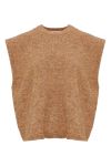 Noella - Vest - Frenchie Knit Vest - Camel Melange