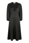 Neo Noir - Kjole - Isobel Heavy Sateen Dress - Black