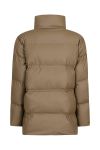 Neo Noir - Jakke - Mayra C Puffer Jacket - Dark Taupe