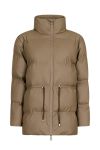 Neo Noir - Jakke - Mayra C Puffer Jacket - Dark Taupe
