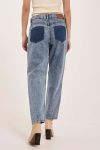 Norr - Jeans - Kenzie relaxed jeans - Light blue blocking
