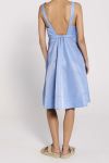 Norr - Kjole - Regan Dress - Dusty Blue