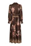 Neo Noir - Kjole - Nova Botanical Border Dress - Black