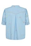 Nümph - Skjorte - Numelissa SS Shirt - Clear Sky