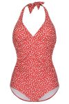 Nümph - Badetøj - Quilina Swimsuit - Red Clay