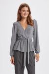 Nümph - Bluse - Nuglitta Blouse - Silver