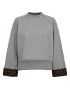 Nümph - Sweatshirt - Nuzari Sweat - Medium Grey Melange 
