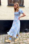 Nümph - Kjole - Nuchecky Dress - Vista Blue