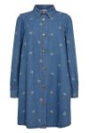 Nümph - Kjole - Ibiza Dress - Medium Blue Denim