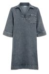 Nümph - Kjole - NU Toronto Dress - Med. Blue Washed Denim