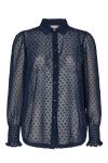 Nümph - Skjorte - Nuelinora Shirt - Dark Sapphire
