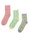 Nümph - Strømper - Nubarbarella 3 Pack Socks - Leo Multi Color