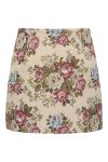JDY - Nederdel - Flola HW Jacquard Short Skirt - Crème Brûlée Flower Jacquard (Levering midt juli)