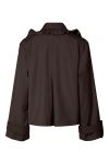 YAS - Jakke - Elsana LS Short Trenchcoat - Chocolate Brown