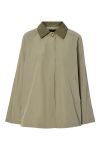Pieces - Jakke - Vilma LS A-Shape Trenchcoat - Overland Trek/Kalamata Collar