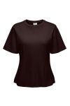 JdY - Bluse - Eva S/S Top - Black Coffee