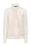 Bruuns Bazaar - Bluse - Bugle Omassa blouse - Cream
