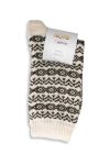 ❤︎ Oroblu - Strømper - Note Woman Wool Pattern - Off White/Olive