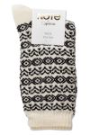 Oroblu - Strømper - Note Woman Wool Pattern - Off White/Black