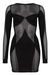 OW Collection - Kjole - Sierra Mini Dress - Black