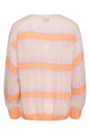 Noella - Cardigan - Pacific Knit Cardigan - Apricot/Lavender Mix