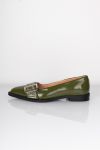 Pavement - Ballerina - Saso Low - Green patent 