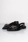 Pavement - Ballerina - Saso Slingback - Black Patent 