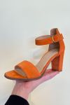 Pavement - Stiletter - Silke - Orange Suede