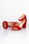 Pavement - Stiletter - Silke - Red Suede