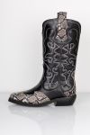 Pavement - Støvler - Julianne Snake - Black/snake