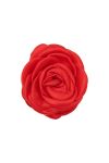 Pico - Hårklemme - Small Satin Rose Claw - Bright Red