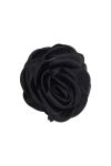 Pico - Hårklemme - Small Satin Rose Claw - Black
