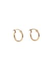 Pico - Øreringe - Basic Small Hoop FG - Goldplated