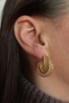 Pico - Øreringe - Filigran Afrika Grande Studs - Goldplated