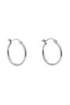 Pico - Øreringe - Basic Medium Hoop - S-Silver