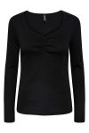 Pieces - Bluse - PC Tania LS Top - Black
