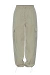 Pieces - Bukser - PC Dre HW Cargo Pants - Desert Sage