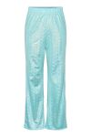 Pieces - Bukser - PC Shimmer HW Pants - Blue Topaz