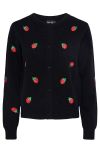 Pieces - Cardigan - PC Fruit LS Knit Cardigan - Black 