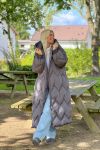 Pieces - Jakke - PC Jocelyn Long Puffer Jacket - Magnet