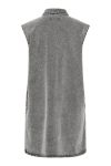 Pieces - Kjole - PC Abbi SL Denim Dress - Light Grey Melange