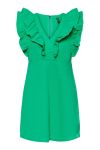 Pieces - Kjole - PC Ama SL Ruffle Dress - Irish Green