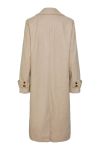 Pieces - Jakke - PC Beatrice Long Jacket - White Pepper