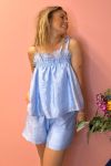 Pieces - Shorts - PC Joy HW Shorts - Airy Blue